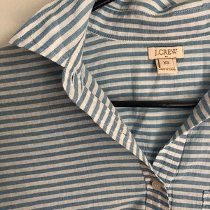 Women's JCrew Striped Button-Down